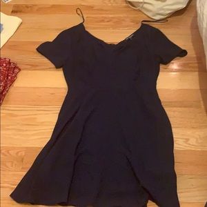 Navy Blue Mini Dress